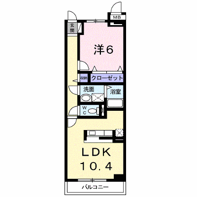 ヌーベル　コリーヌⅡ 205【管理NO：1-014723702-02040】 ★家具家電は申し込み後に搬入します★ ★2026年11月中旬入居可能★の外観画像