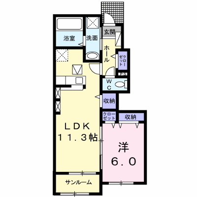 カーサ　コリーナⅡ 102【管理NO：1-023947802-01020】 ★家具家電は申し込み後に搬入します★ ★2026年11月中旬入居可能★の外観画像