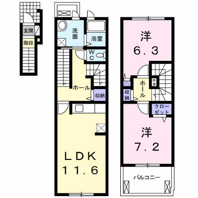 エボルシオン東光　Ａ 207【管理NO：1-016062601-02060】 ★家具家電は申し込み後に搬入します★ ★2026年11月中旬入居可能★の外観画像