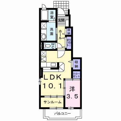 サンリットパークⅡ 103【管理NO：1-015230201-01030】 ★家具家電は申し込み後に搬入します★ ★2026年11月中旬入居可能★の外観画像