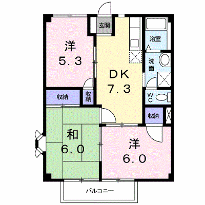 バンブーヒルズ 2-E【管理NO：1-003929301-02050】 ★家具家電は申し込み後に搬入します★ ★2026年12月中旬入居可能★の外観画像