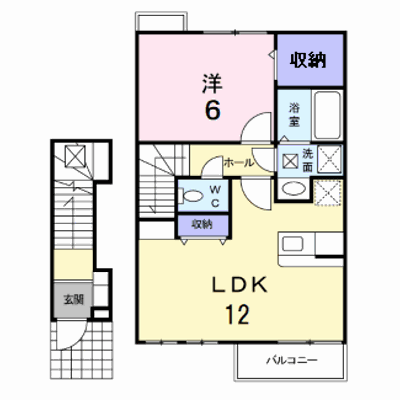 クレア　フォー　シーズンズＤ 203【管理NO：1-014360501-02030】 ★家具家電は申し込み後に搬入します★ ★2026年11月中旬入居可能★の外観画像