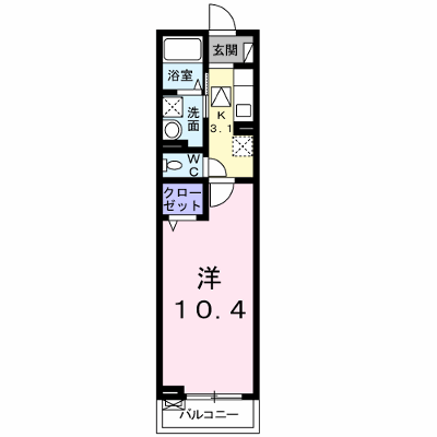 ブランルミエール 104【管理NO：1-021982701-01040】 ★家具家電は申し込み後に搬入します★ ★2026年11月中旬入居可能★の外観画像
