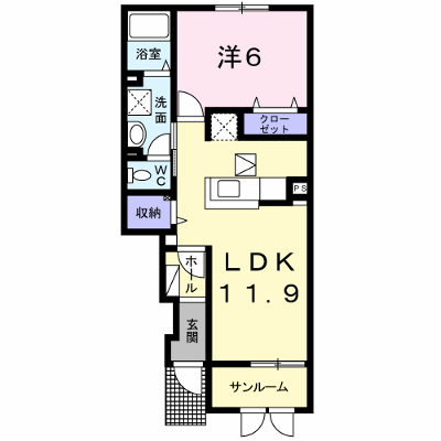 ルーチェ　ソラーレ 102【管理NO：1-019728701-01020】 ★家具家電は申し込み後に搬入します★ ★2026年11月中旬入居可能★の外観画像
