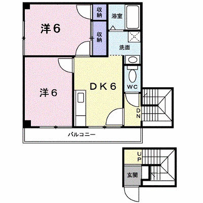 ア－ジュ・ド・ニベ 201【管理NO：1-007148301-02010】 ★家具家電は申し込み後に搬入します★ ★2026年11月上旬入居可能★の外観画像