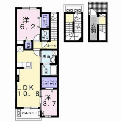 ステラ・ポラーレ 302【管理NO：1-022079301-03020】 ★家具家電は申し込み後に搬入します★ ★2026年11月中旬入居可能★の外観画像