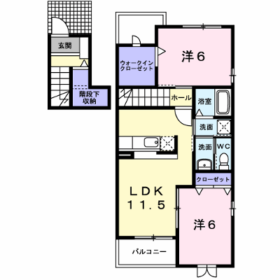 フェリシテ 207【管理NO：1-014275301-02070】 ★家具家電は申し込み後に搬入します★の外観画像