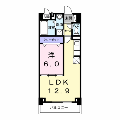 ＫＵＮＩＯ 506【管理NO：1-026989701-05060】 ★家具家電は申し込み後に搬入します★ ★2026年11月中旬入居可能★の外観画像
