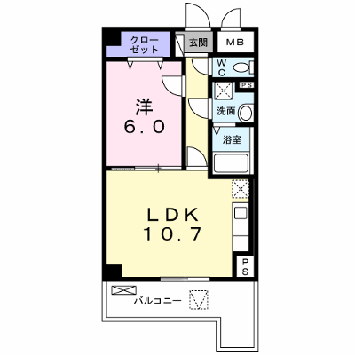クレール 307【管理NO：1-025670201-03070】 ★家具家電は申し込み後に搬入します★ ★2026年11月中旬入居可能★の外観画像