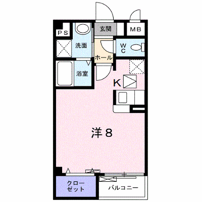 パレット法蓮 202【管理NO：1-014231401-02020】 ★家具家電は申し込み後に搬入します★ ★2026年10月中旬入居可能★の外観画像