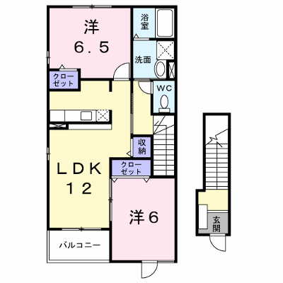 アクティフ　ジェルメⅡ 201【管理NO：1-013640402-02010】 ★家具家電は申し込み後に搬入します★ ★2026年11月中旬入居可能★の外観画像