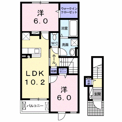 プレッソ橿原Ⅱ 201【管理NO：1-025725402-02010】 ★家具家電は申し込み後に搬入します★ ★2026年10月中旬入居可能★の外観画像