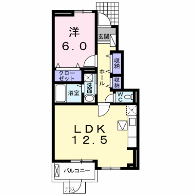 ランドマーク桜井　Ⅱ 106【管理NO：1-017137402-01050】 ★家具家電は申し込み後に搬入します★の外観画像