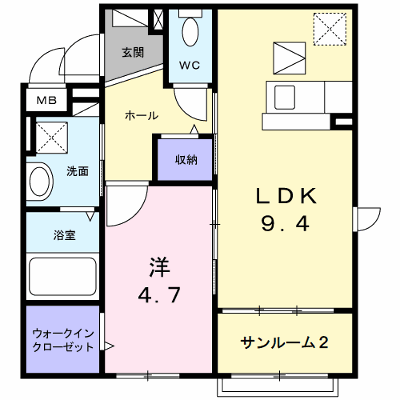 クリ－ル　ポッシュＴ＆Ｋ 101【管理NO：1-020424601-01010】 ★家具家電は申し込み後に搬入します★ ★2026年11月中旬入居可能★の外観画像