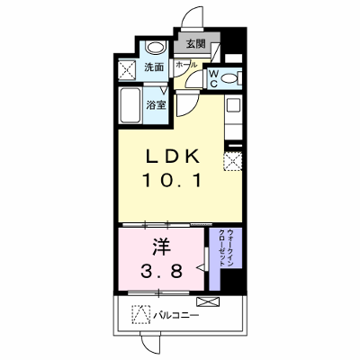 パークライフ　ＥＳＡＫＡ 101【管理NO：1-019530201-01010】 ★家具家電は申し込み後に搬入します★ ★2026年11月中旬入居可能★の外観画像
