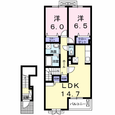 フォーリスト・ナノ 203【管理NO：1-022033101-02030】 ★家具家電は申し込み後に搬入します★ ★2026年12月上旬入居可能★の外観画像