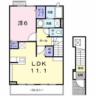カーサ・セレステ 205【管理NO：1-017038302-02040】 ★家具家電は申し込み後に搬入します★ ★2026年11月中旬入居可能★の外観画像