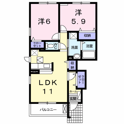 ケ－マ・ハ－モニ－２番館 101【管理NO：1-015428402-01010】 ★家具家電は申し込み後に搬入します★の外観画像
