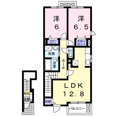 ケ－マ・ハ－モニ－１番館 203【管理NO：1-015428401-02030】 ★家具家電は申し込み後に搬入します★の外観画像