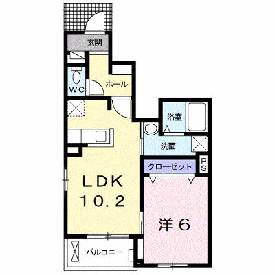 ル・リアンⅡ 103【管理NO：1-024504002-01030】 ★家具家電は申し込み後に搬入します★ ★2026年12月中旬入居可能★の外観画像