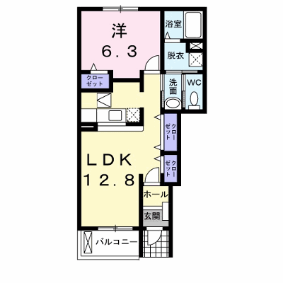 アンジェリカ　Ｃ 103【管理NO：1-013991403-01030】 ★家具家電は申し込み後に搬入します★ ★2026年12月上旬入居可能★の外観画像