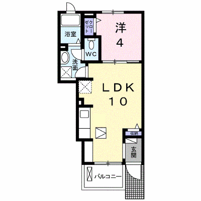アヴォンリー西町 103【管理NO：1-022724701-01030】 ★家具家電は申し込み後に搬入します★ ★2026年11月中旬入居可能★の外観画像