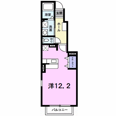 エクセラン別名Ⅱ　Ａ 103【管理NO：1-014737701-01030】 ★家具家電は申し込み後に搬入します★の外観画像