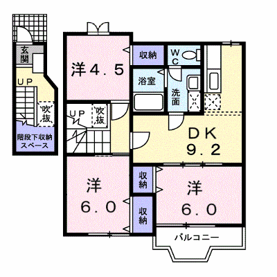 クレメント余戸Ｃ 202【管理NO：1-011569603-02020】 ★家具家電は申し込み後に搬入します★ ★2026年11月中旬入居可能★の外観画像