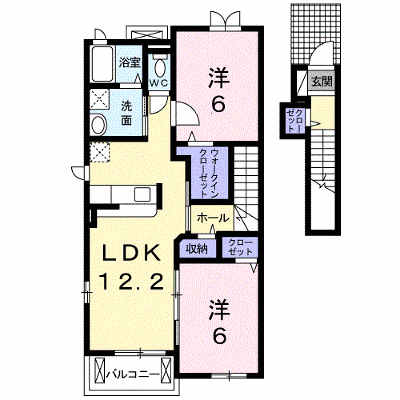 シルバースノーハピネスＡ 203【管理NO：1-016283401-02030】 ★家具家電は申し込み後に搬入します★ ★2026年11月中旬入居可能★の外観画像