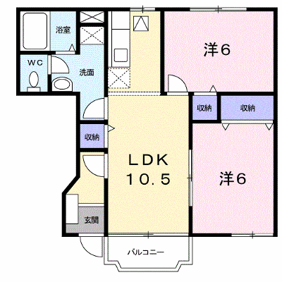 クレスト－ル高野Ⅲ 102【管理NO：1-011637603-01020】 ★家具家電は申し込み後に搬入します★ ★2026年11月中旬入居可能★の外観画像