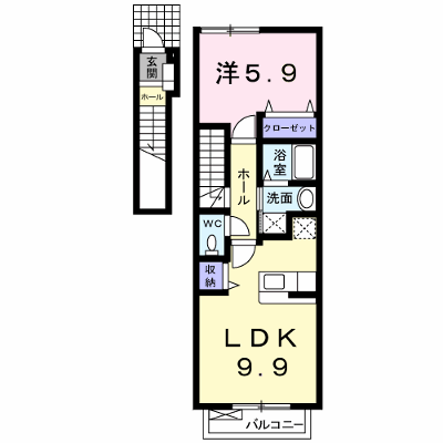 グリーンビレッジＢ棟 202【管理NO：1-012626602-02020】 ★家具家電は申し込み後に搬入します★ ★2027年01月下旬入居可能★の外観画像