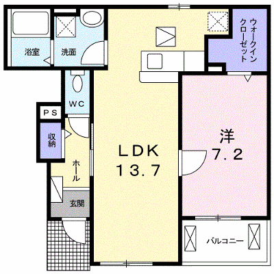 プレミアムⅡ 103【管理NO：1-022666102-01030】 ★家具家電は申し込み後に搬入します★ ★2026年11月中旬入居可能★の外観画像