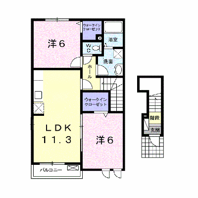 アルカンシエル 202【管理NO：1-016050401-02020】 ★家具家電は申し込み後に搬入します★ ★2026年12月中旬入居可能★の外観画像