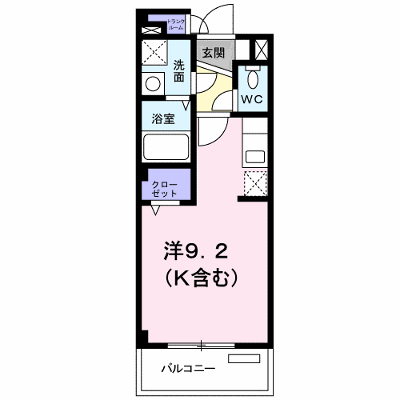クラール花園 302【管理NO：1-015547201-03020】 ★家具家電は申し込み後に搬入します★ ★2026年11月中旬入居可能★の外観画像
