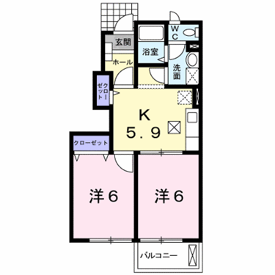 アンソレイエ 102【管理NO：1-012546701-01020】 ★家具家電は申し込み後に搬入します★ ★2026年12月中旬入居可能★の外観画像