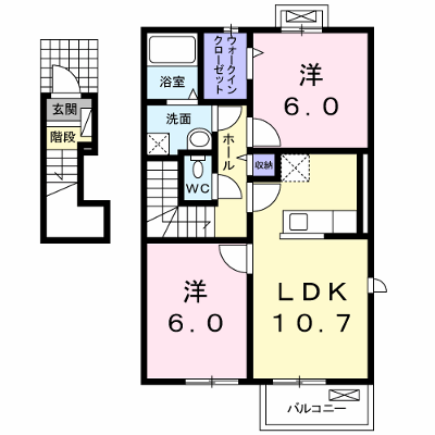 フォルムＭモデナⅤ 201【管理NO：1-019815502-02010】 ★家具家電は申し込み後に搬入します★ ★2026年11月中旬入居可能★の外観画像