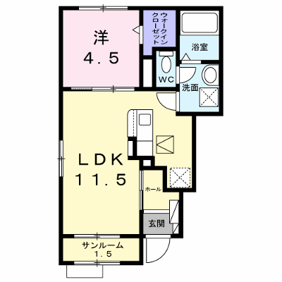 大洋ハウス 101【管理NO：1-028651101-01010】 ★家具家電は申し込み後に搬入します★ ★2027年02月中旬入居可能★の外観画像