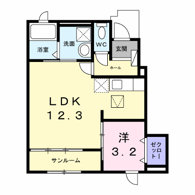 コンフィー中山台Ⅱ 101【管理NO：1-028538101-01010】 ★家具家電は申し込み後に搬入します★ ★2027年01月下旬入居可能★の外観画像