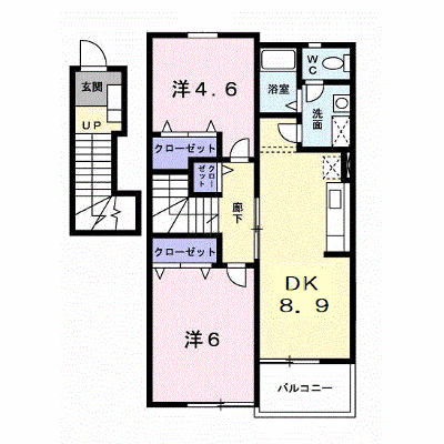 ミニョンひな 202【管理NO：1-012060801-02020】 ★家具家電は申し込み後に搬入します★ ★2026年11月上旬入居可能★の外観画像
