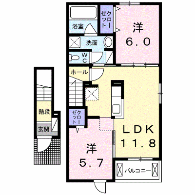 クレアンジュ　ニーナ 204【管理NO：1-022627401-02040】 ★家具家電は申し込み後に搬入します★ ★2026年11月中旬入居可能★の外観画像
