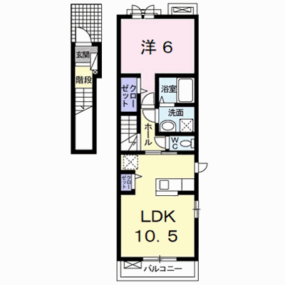 サンデリアーナⅢ　Ｂ 201【管理NO：1-021729602-02010】 ★家具家電は申し込み後に搬入します★の外観画像