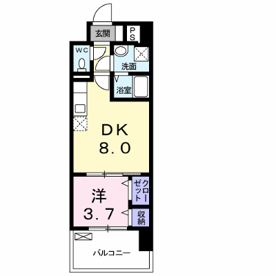 アムールガーデン陣原 1106【管理NO：1-021903601-11050】 ★家具家電は申し込み後に搬入します★ ★2026年12月中旬入居可能★の外観画像