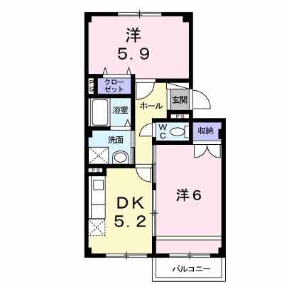 アベニューＢ 202【管理NO：1-007275801-02020】 ★家具家電は申し込み後に搬入します★ ★2026年11月上旬入居可能★の外観画像