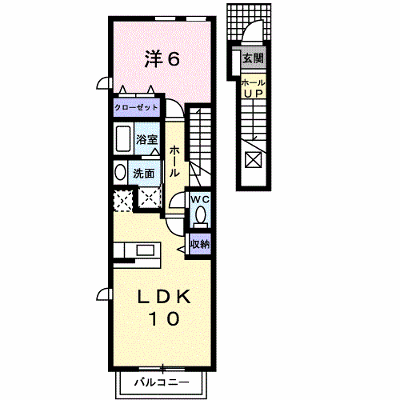 ビ　セトル　Ａ 202【管理NO：1-016459501-02020】 ★家具家電は申し込み後に搬入します★ ★2026年10月下旬入居可能★の外観画像