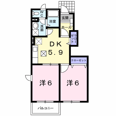 ヴィラージュＫ　Ａ 102【管理NO：1-011544401-01020】 ★家具家電は申し込み後に搬入します★ ★2026年11月中旬入居可能★の外観画像