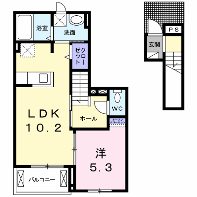 ベラ・ルーチェ 203【管理NO：1-019830801-02030】 ★家具家電は申し込み後に搬入します★ ★2026年11月下旬入居可能★の外観画像