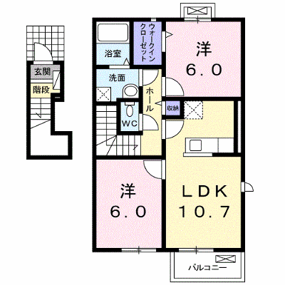 フレッシュリーレジデンスＢ 201【管理NO：1-019510102-02010】 ★家具家電は申し込み後に搬入します★ ★2026年11月中旬入居可能★の外観画像