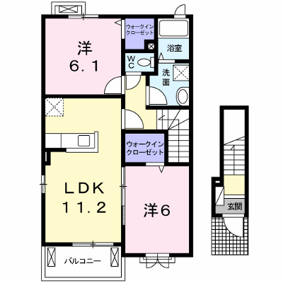 リバーサイドグレイス　Ⅰ 201【管理NO：1-023511101-02010】 ★家具家電は申し込み後に搬入します★ ★2026年11月中旬入居可能★の外観画像