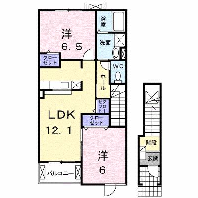 メゾン・ジェルメⅠ 203【管理NO：1-015804501-02030】 ★家具家電は申し込み後に搬入します★ ★2026年11月中旬入居可能★の外観画像