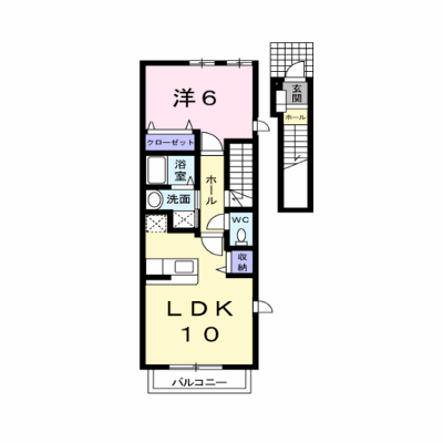 アビタシオン・ｆ 201【管理NO：1-016024701-02010】 ★家具家電は申し込み後に搬入します★ ★2026年11月中旬入居可能★の外観画像